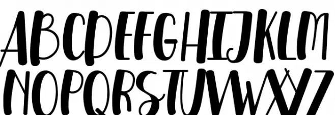 Winslet Font UPPERCASE