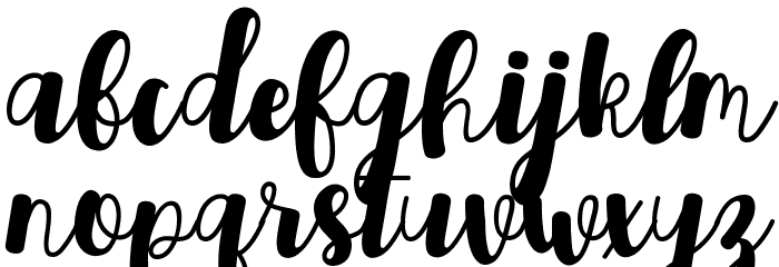 Winslet Font LOWERCASE