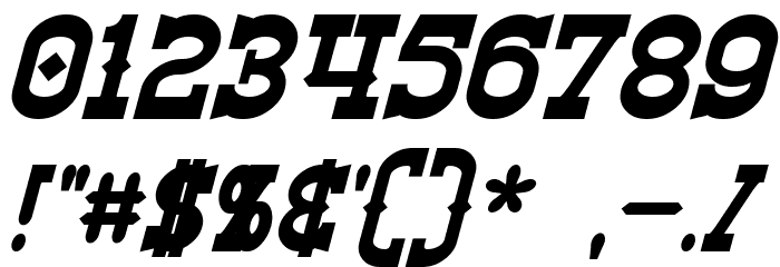 Winslett Bold Italic Font OTHER CHARS
