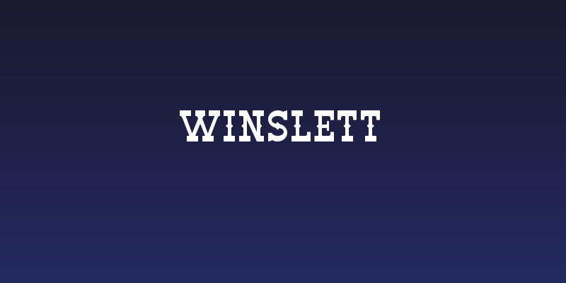 Winslett Social Header
