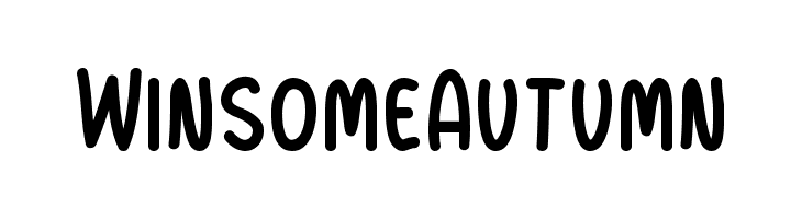 Winsome Autumn  font caratteri gratis