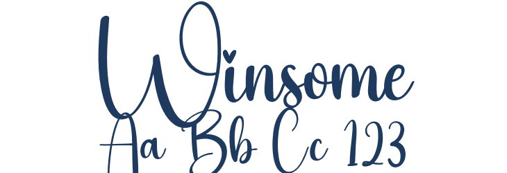 Winsome Font Preview