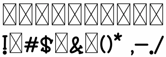 Winsten Sparky Font OTHER CHARS