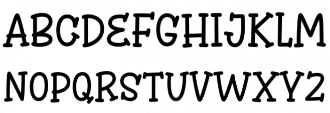 Winsten Sparky Schriftart Groß