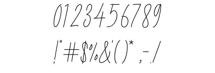 Winsterday Font OTHER CHARS