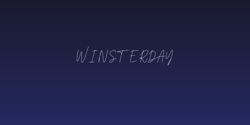 Winsterday Social Header