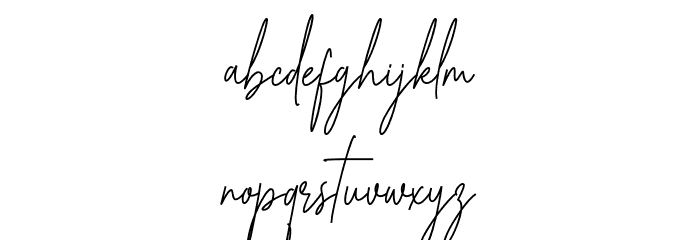 Winsterday Font LOWERCASE