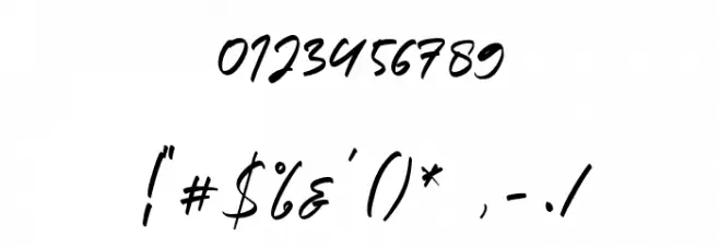 Winsthen Font OTHER CHARS