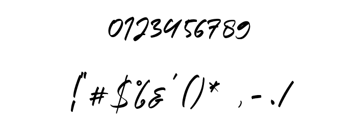 Winsthen Font OTHER CHARS