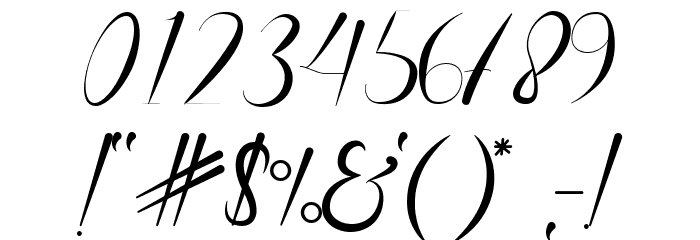 Winston Andrews Font OTHER CHARS