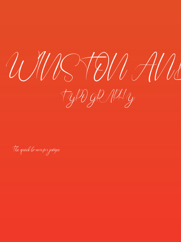 Winston Andrews Poster