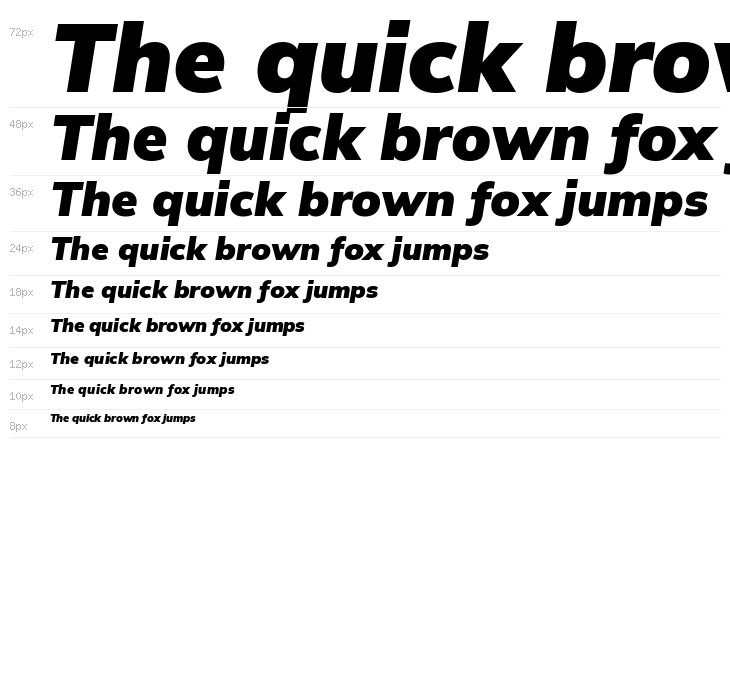 Winston Black Italic Waterfall