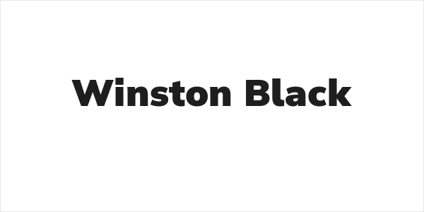 Winston Black Logo