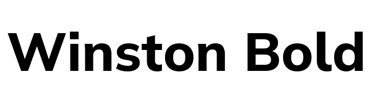 Winston Bold  Fuentes Gratis Descargar