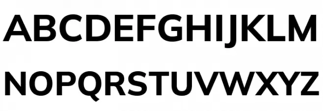 Winston Bold Font Litere mari