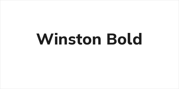 Winston Bold Logo