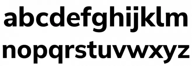 Winston Bold Font LOWERCASE