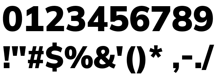 Winston ExtraBold Font OTHER CHARS