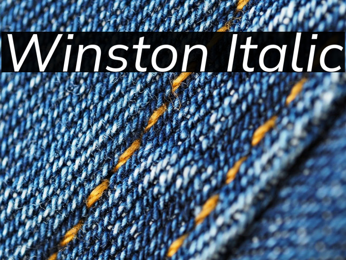 Winston Italic Example 3