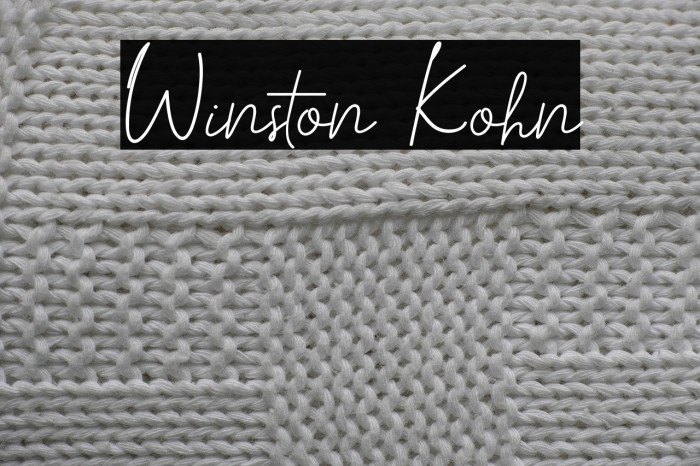 Winston Kohn Example 2