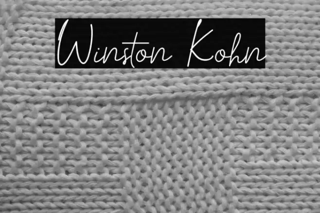 Winston Kohn Fonte examples
