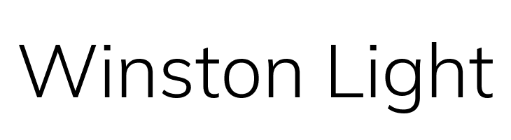 Winston Light  Fuentes Gratis Descargar