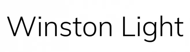 Winston Light  Frei Schriftart Herunterladen