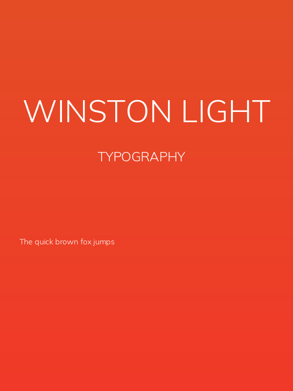Winston Light Poster