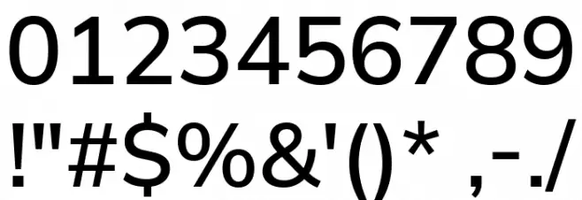 Winston Medium Font OTHER CHARS