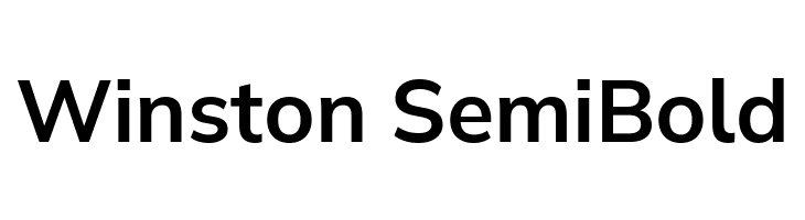 Winston SemiBold  لخطوط تنزيل