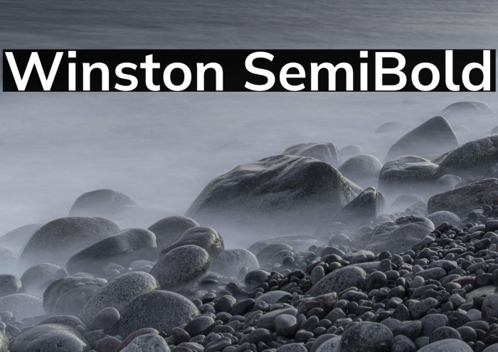 Winston SemiBold Example 1