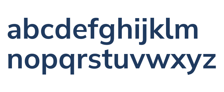 Winston SemiBold Lowercase