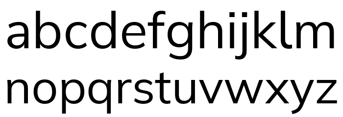 Winston Font LOWERCASE