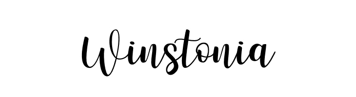 Winstonia  font caratteri gratis