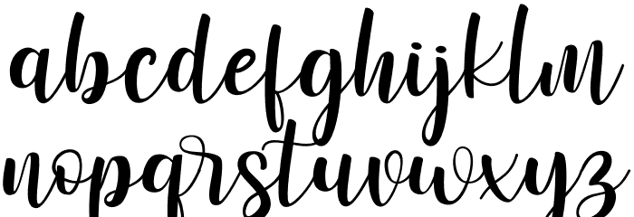 Winstonia Font LOWERCASE