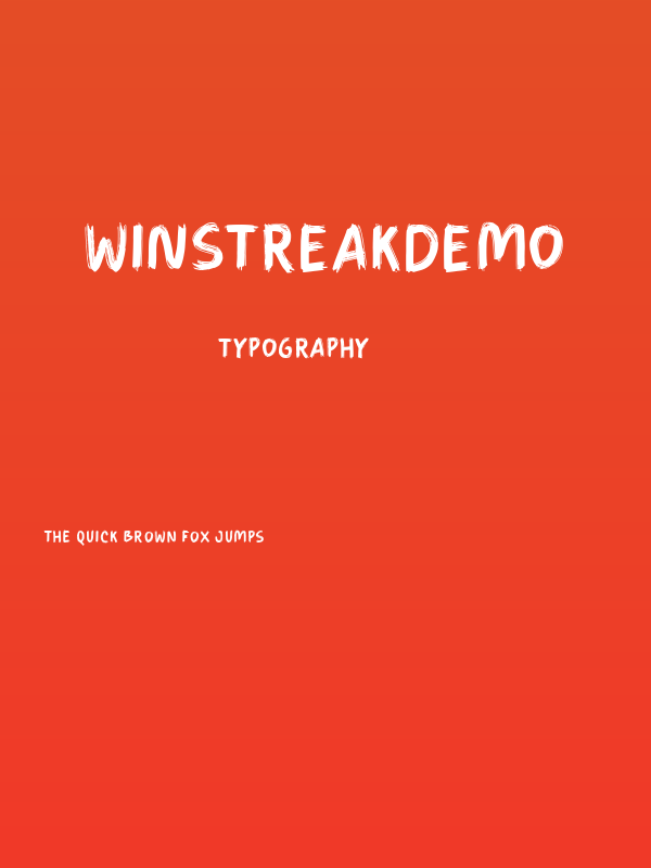 WinstreakDEMO Poster