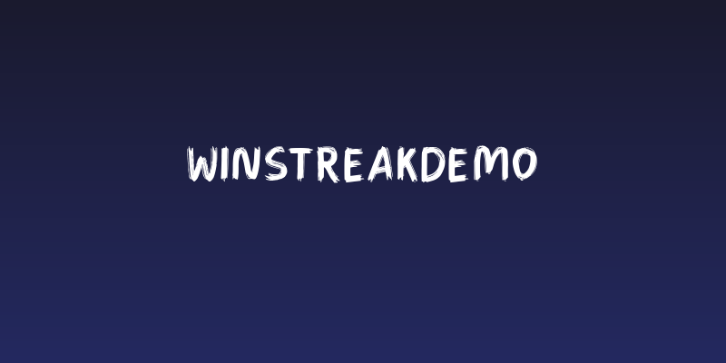 WinstreakDEMO Social Header
