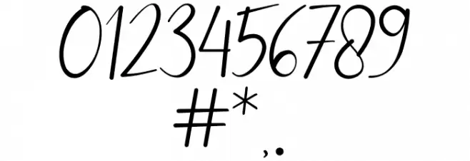 Winstyle Signature Demo Font OTHER CHARS