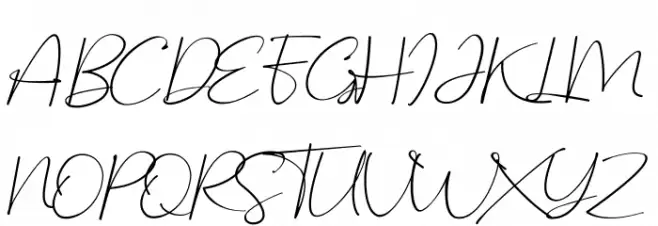 Winstyle Signature Demo Шрифта ВЕРХНИЙ