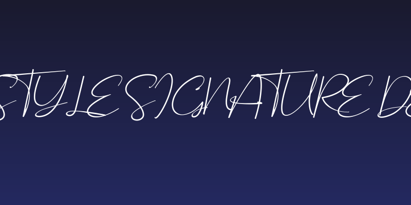 Winstyle Signature Demo Social Header