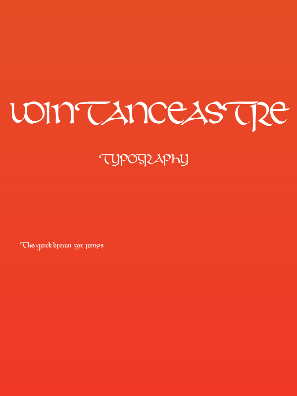 Wintanceastre DEMO Regular Poster