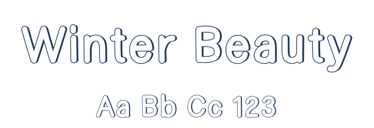 Winter Beauty Font Preview