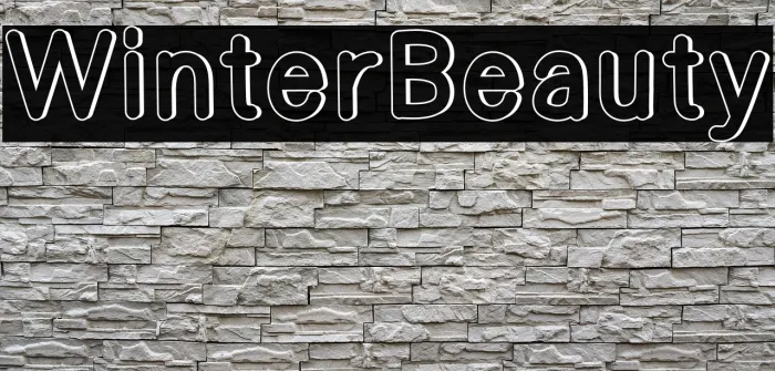 Winter Beauty Example 3
