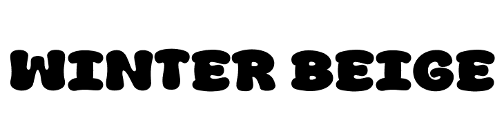 Winter Beige  font caratteri gratis