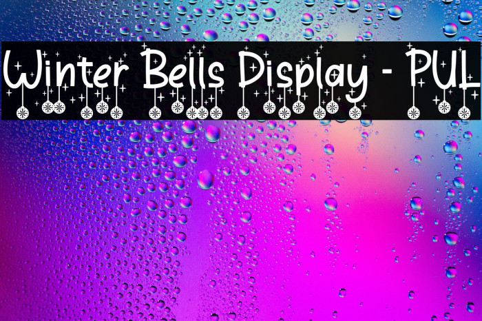 Winter Bells Display - PUL Example 3