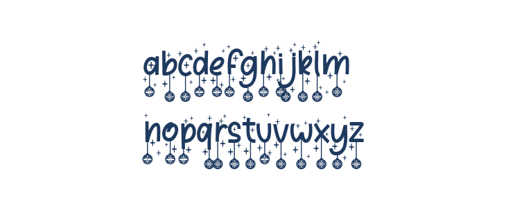 Winter Bells Display - PUL Lowercase