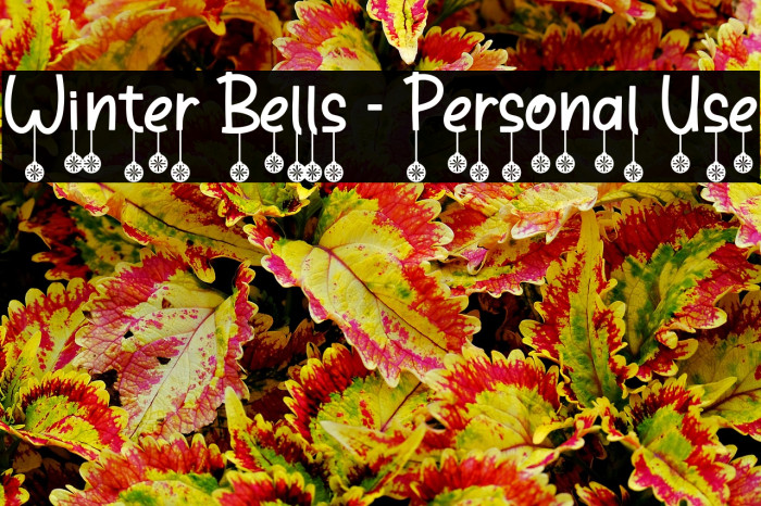 Winter Bells - Personal Use Example 3