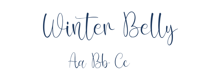 Winter Belly Font Preview