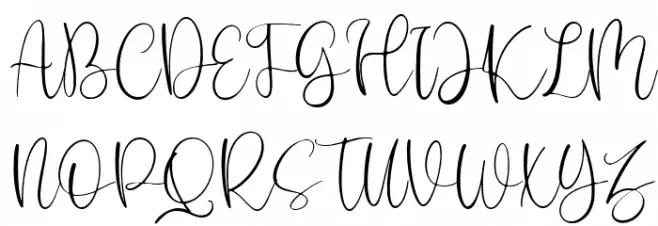 Winter Belly Font OTHER CHARS
