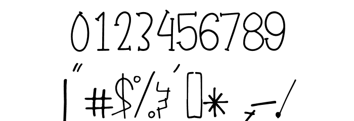 Winter Bliss Font OTHER CHARS
